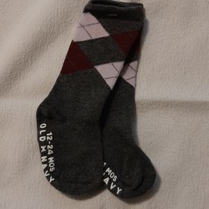 Old Navy Baby Girl Knee High Socks Sz 12-24 MO